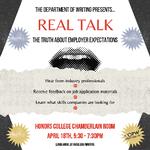 "Real Talk" Event, April 18, 5:30 - 7:30 p.m